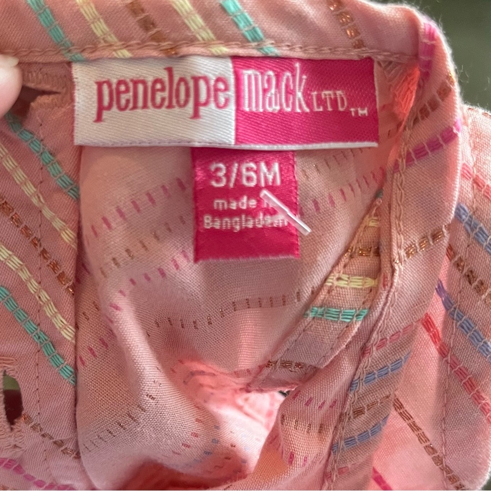 Penelope Mack Coral Pink Metallic Bubble - Picture 2 of 5
